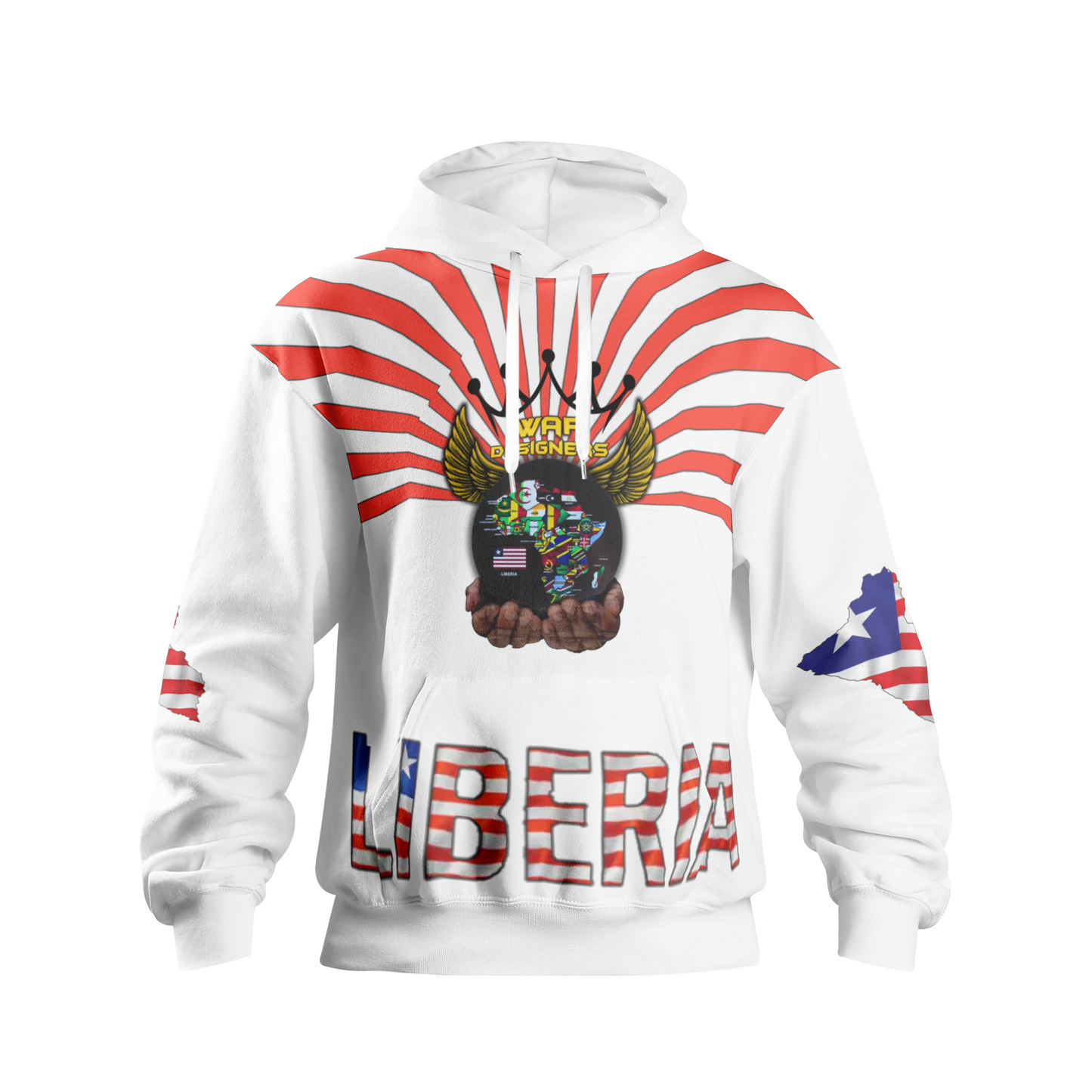 Liberia | War Designer Pullover Hoodies