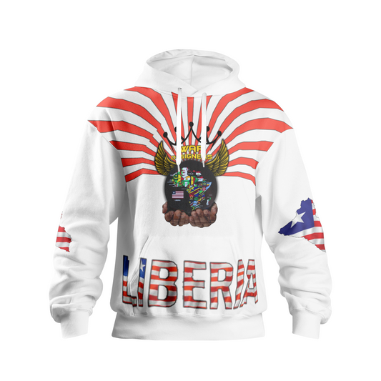Liberia | War Designer Pullover Hoodies